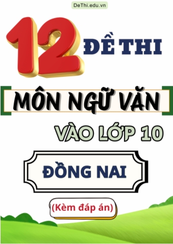 Tổng hợp 12 Đề thi Văn vào 10 Đồng Nai (Kèm đáp án)
